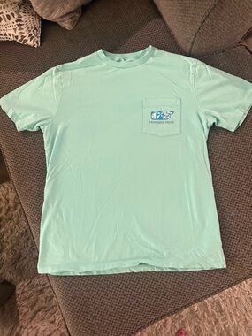 Vineyard Vines Short Sleeve Pocket Tee - Seafoam